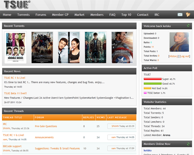 TSUE Home Page
