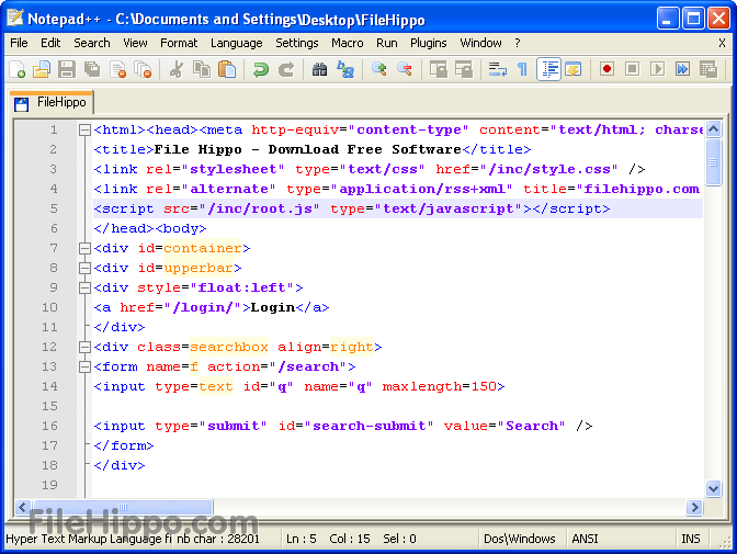 Notepad++ 5.9.6.2